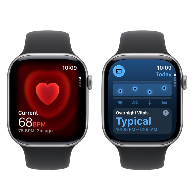 Apple Watch Series 11 GPS 46 mm Avec Bracelet Sport M/L - Aluminium Gris  - Image 2