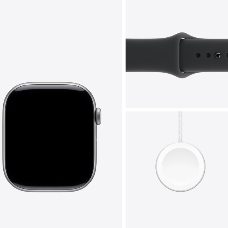 Apple Watch Series 11 GPS 46 mm Avec Bracelet Sport M/L - Aluminium Gris  - Image 4