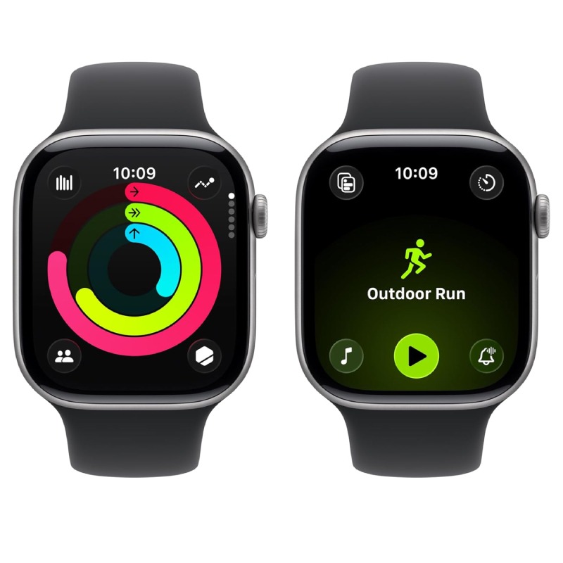 Apple Watch Series 11 GPS 46 mm Avec Bracelet Sport M/L - Aluminium Gris  - Image 3