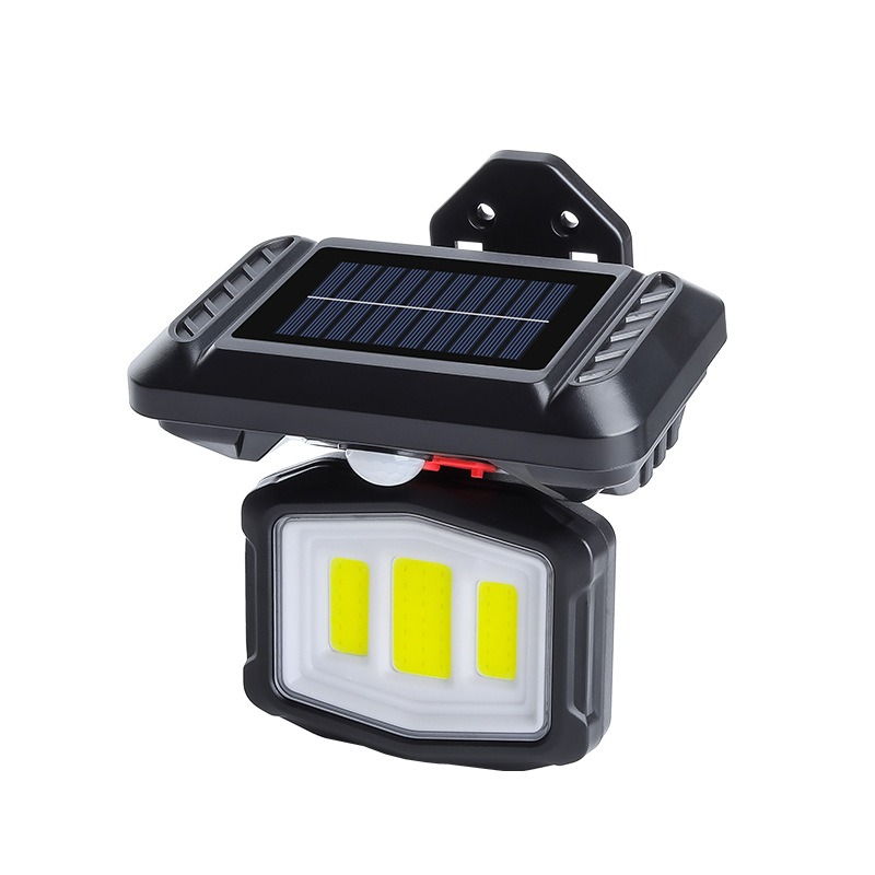 Applique Murale Solaire COB 18W avec Détecteur de Mouvement  Rechargeable - YX670L-1