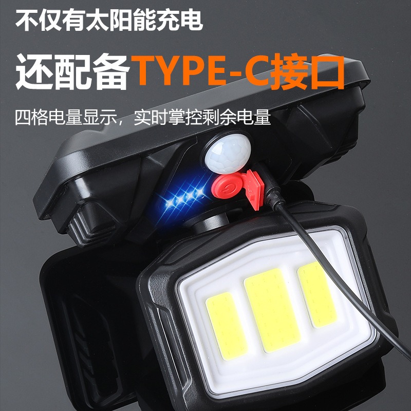 Applique Murale Solaire COB 18W avec Détecteur de Mouvement  Rechargeable - YX670L-1 - Image 2