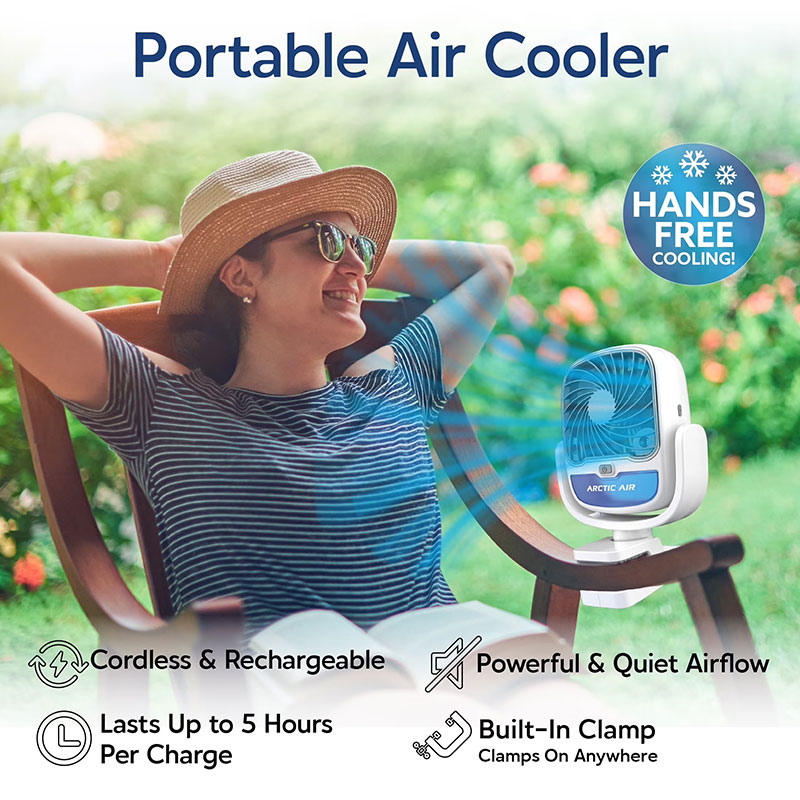 Rafraîchisseur d'Air Portable à Pince Arctic Cool Clamp - Image 2