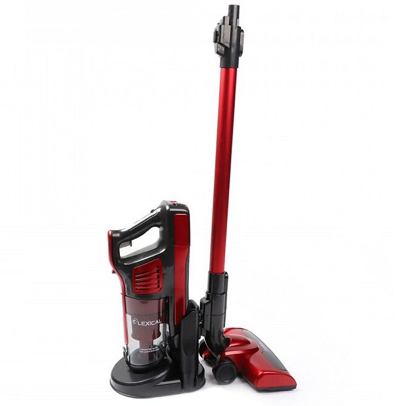 Aspirateur Balai Sans Fil 2EN1 LEXICAL LVC-4020 120W - Rouge - Image 2