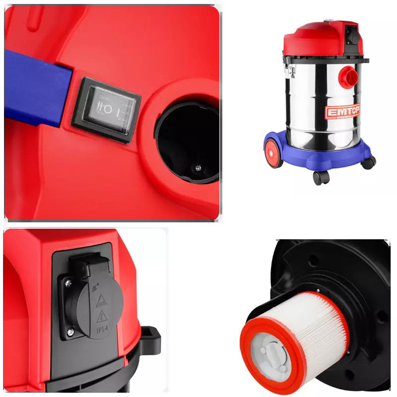 Aspirateur Poussière EMTOP EVCR1401 1400W - Silver - Image 3
