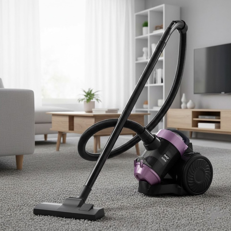 Aspirateur Sans Sac RAF R-8710P 800Watts - Noir&Violet - Image 4
