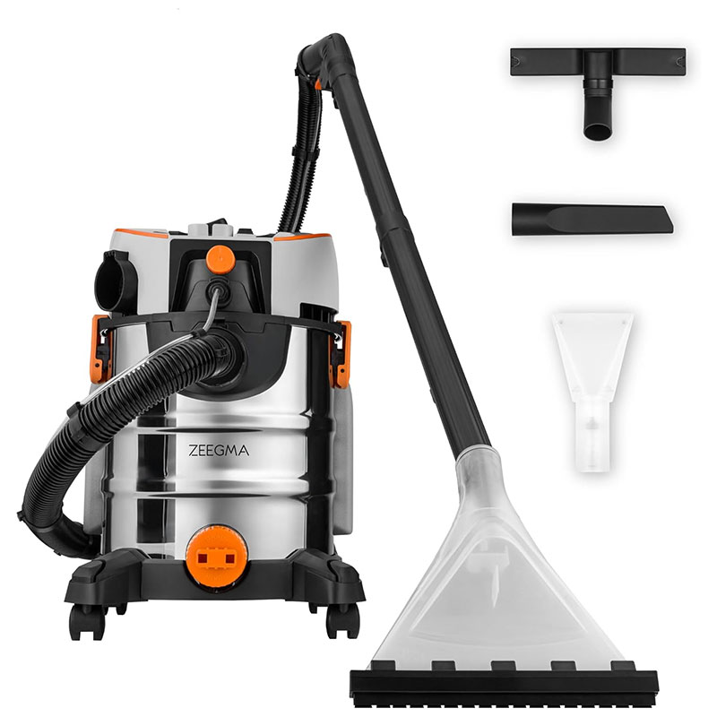 Aspirateur Eau et Poussière ZEEGMA ZONDER Pro Aqua 1400W - Silver