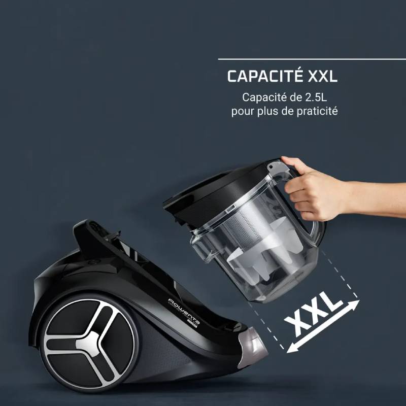 Aspirateur Sans Sac ROWENTA Compact Power XXL 900W - Rouge - Image 4