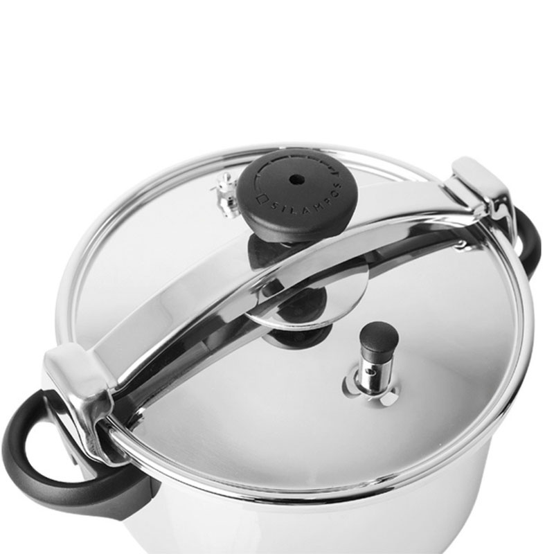 Autocuiseur SILAMPOS TRADIT Aluminium 6L - Inox - Image 2
