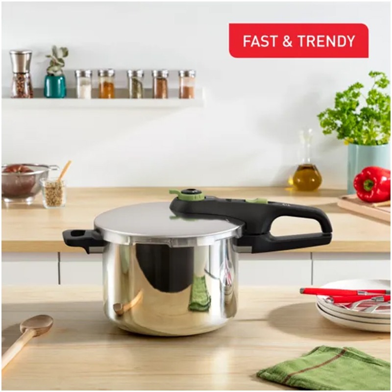 Autocuiseur TEFAL Secure Trendy P2584300 - Silver - Image 4