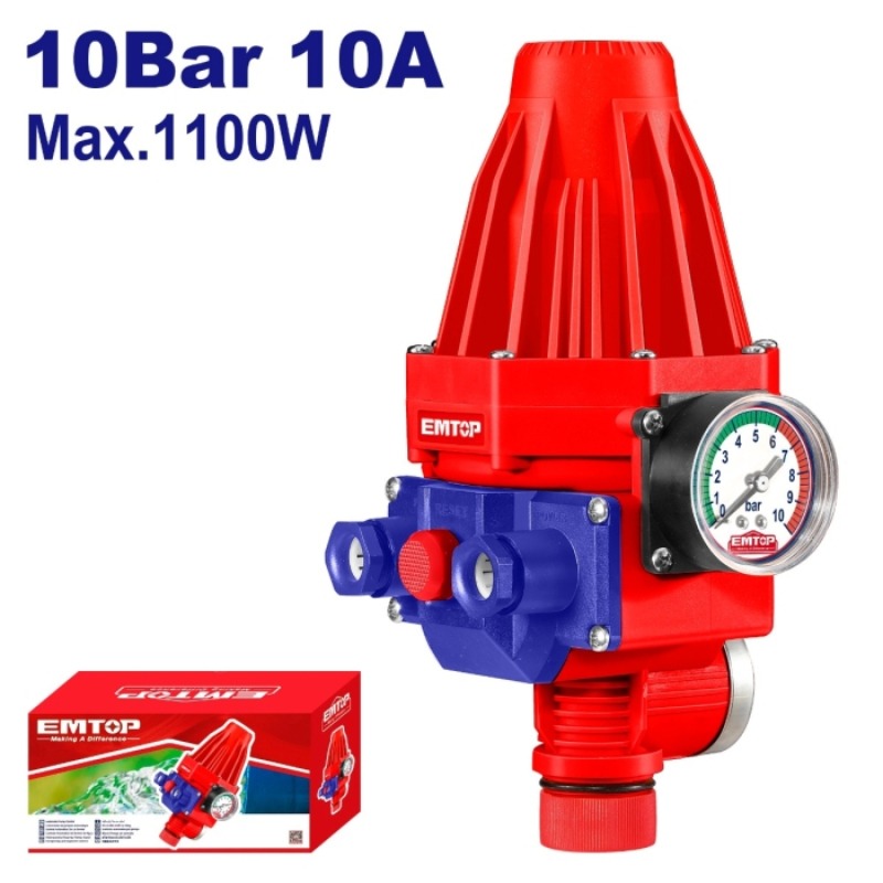Automate de Pompe Economie 10Bar 10A EMTOP EAPC1201 - Image 2