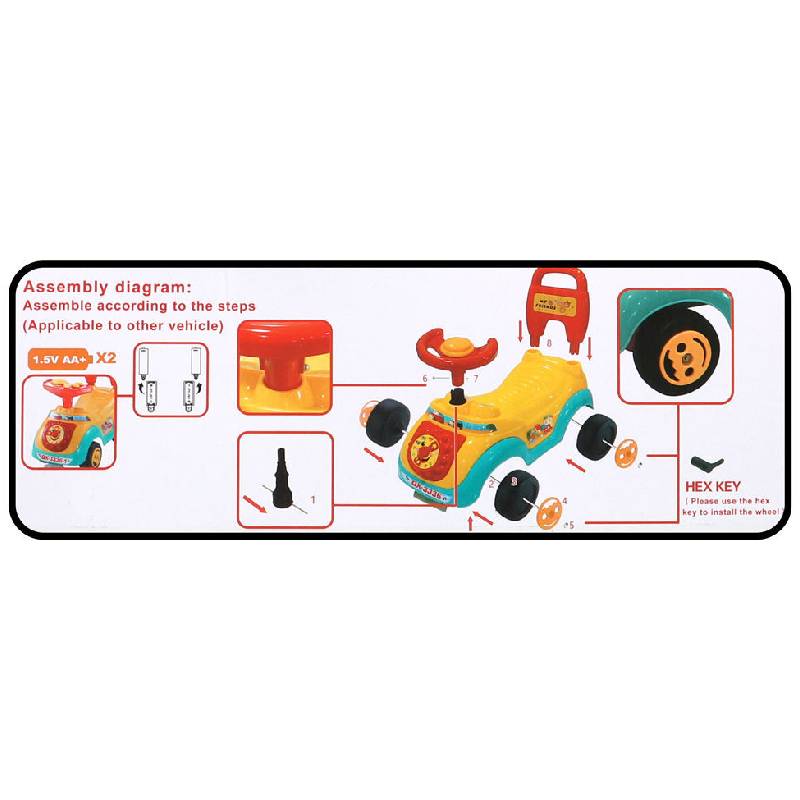 Autopoussoir Donald 3386 Confort Pour Premiers Pas Bébé - Image 2