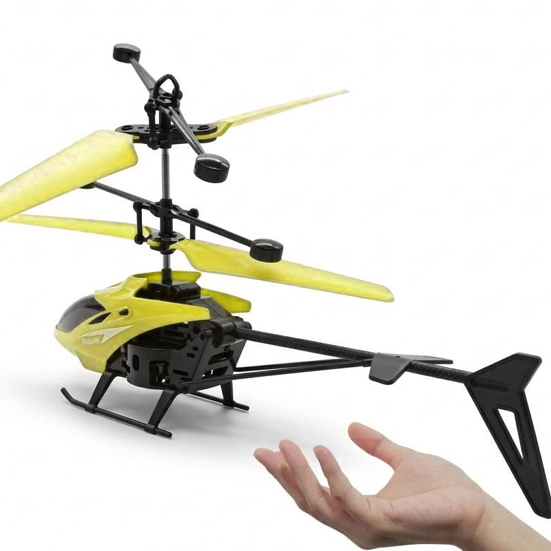 Avion Jouet Pour Enfants Avec Lumières LED JYX8078 - Jaune - Image 2