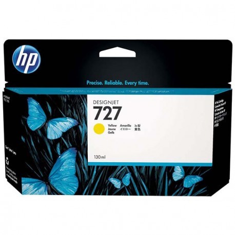 Cartouche d'encre Original DesignJet HP 727 130 ml - Jaune 