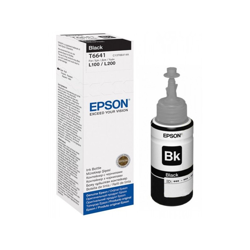 Bouteille D'encre Original EPSON T6641 - Noir (C13T66414A) - Image 2