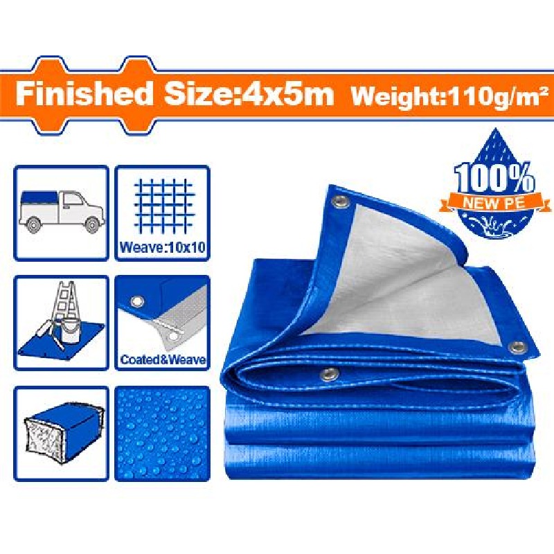 BACHE DE PROTECTION WADFOW 4*5M - Blue  - Image 2