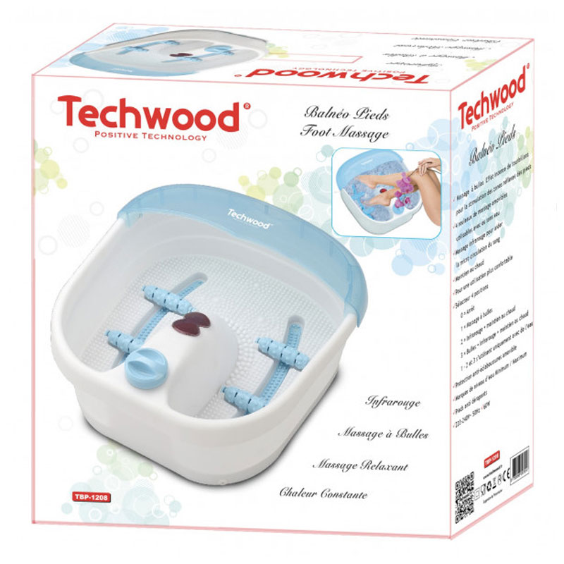 Bain de pieds TECHWOOD TBP-1208 60W - Blanc - Image 2