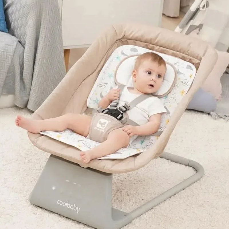 Balançoire COOLBABY Deluxe Baby Swing Pro Gris - Image 2
