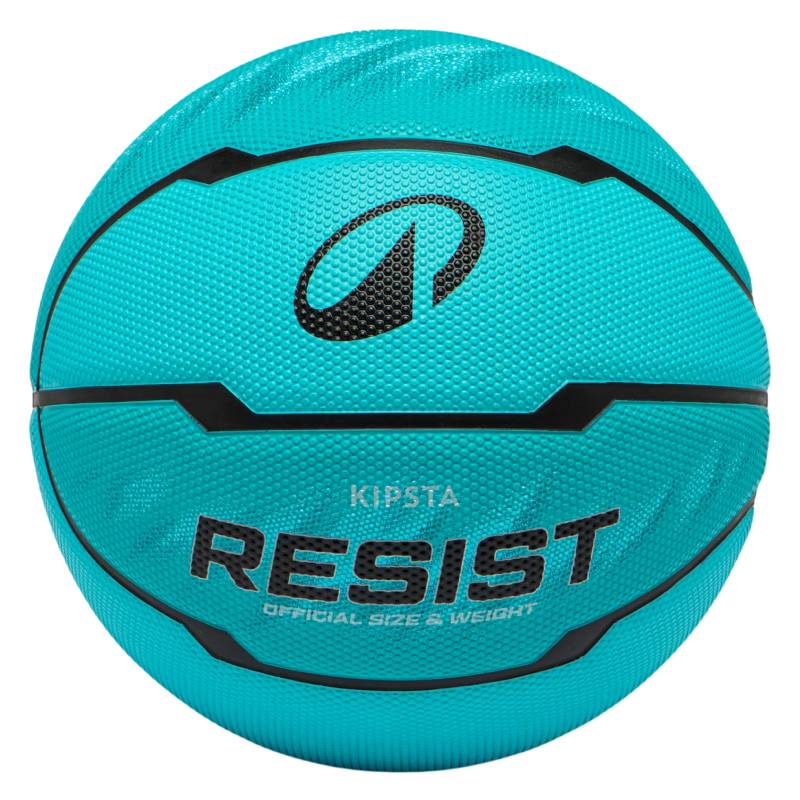 Ballon de basketball KIPSTA RESIST R500 taille 6 - Turquoise