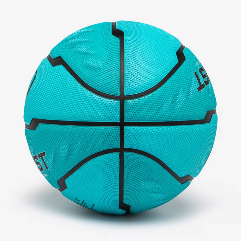 Ballon de basketball KIPSTA RESIST R500 taille 6 - Turquoise - Image 3