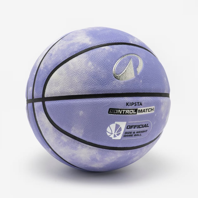 Ballon De Basketball KIPSTA Taille 6 CONTROL MATCH BT500 - Violet - Image 3
