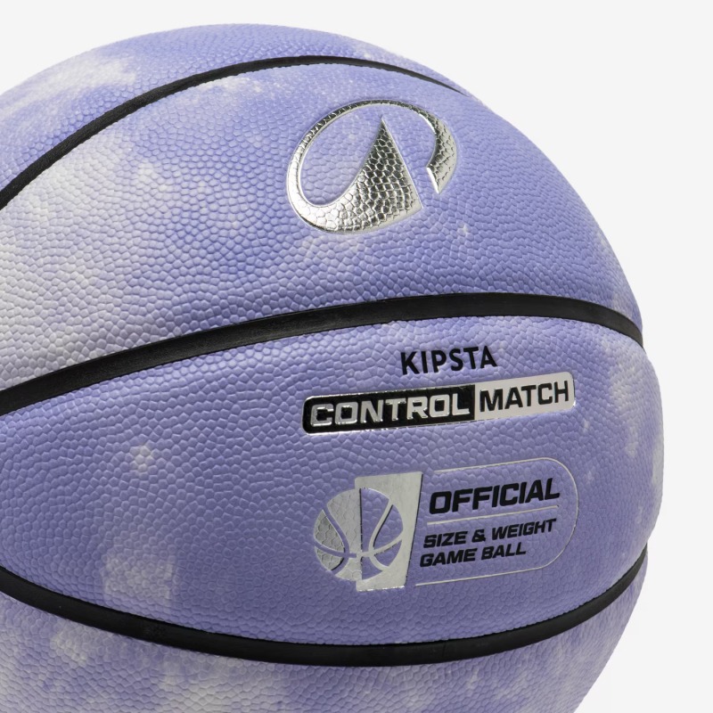 Ballon De Basketball KIPSTA Taille 6 CONTROL MATCH BT500 - Violet - Image 4