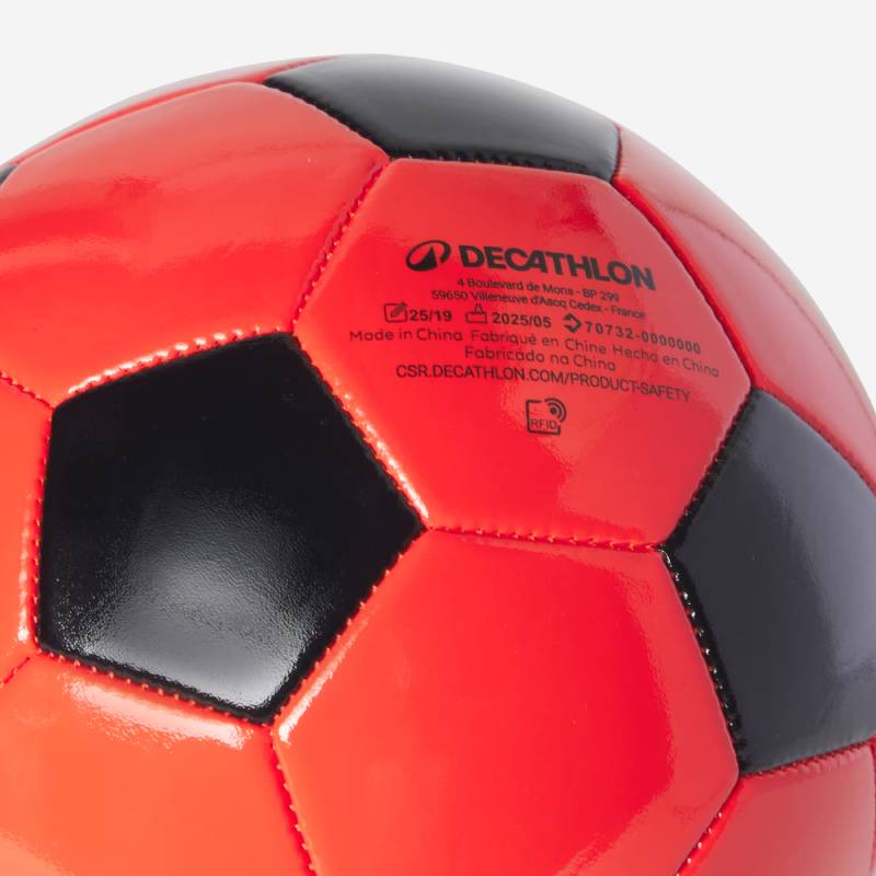 Ballon de football KIPSTA First Kick taille 4 pour enfant - rouge - Image 3