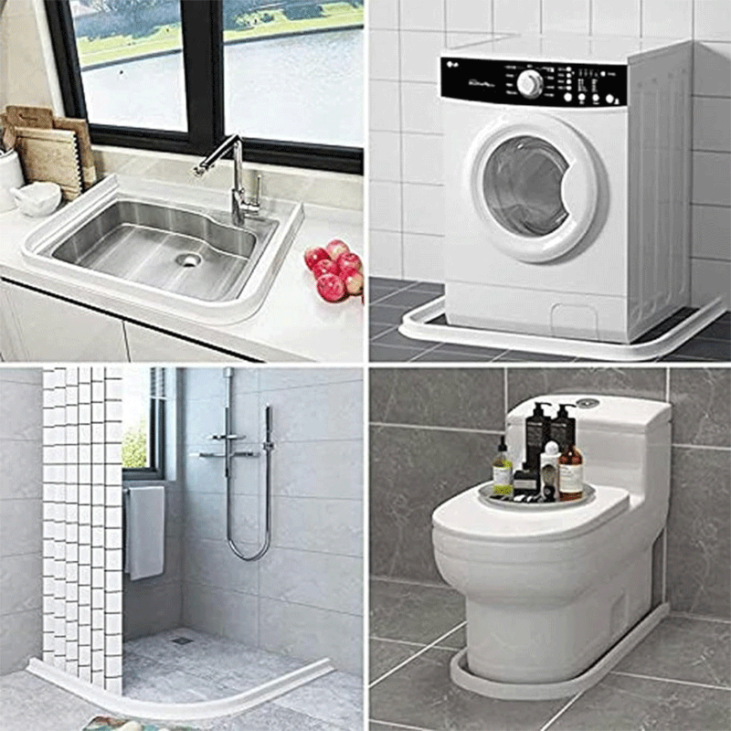 Bandes De Blocage d'eau BOSS TAPE Auto-adhésives de Douche 2 mètres - Blanc - Image 2