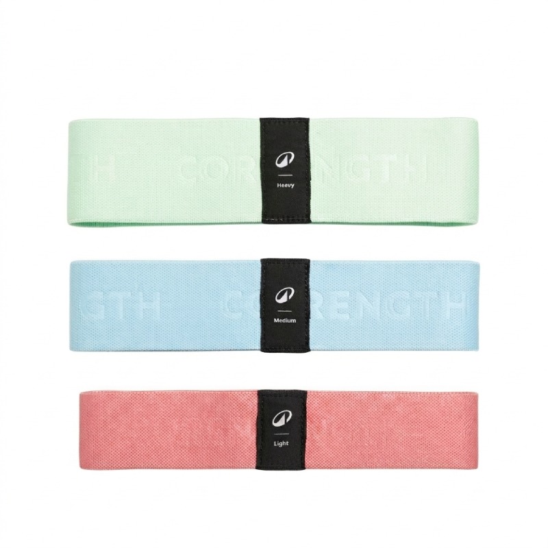 Bandes Élastiques DOMYOS X3 Textiles Pour Fessier De Fitness