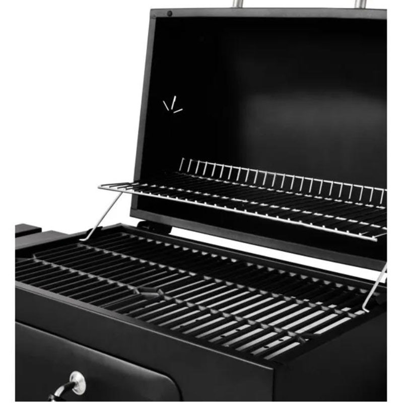 Barbecue à Charbon XXL réglable en hauteur - Noir - Image 6