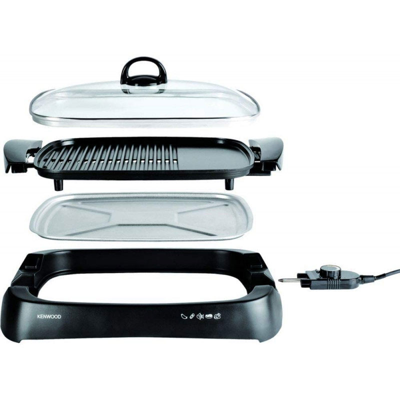 Barbecue Électrique KENWOOD Health Grill HG230 1700W - Noir - Image 4