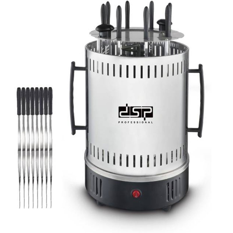 Barbecue Electrique Vertical DSP KB4010 1500W Silver, Photo boutique MyTek chez MyTek