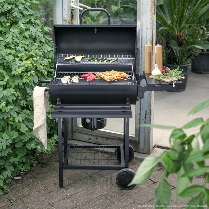 Barbecue à Charbon LIVOO Baril DOC332 - Noir - Image 5