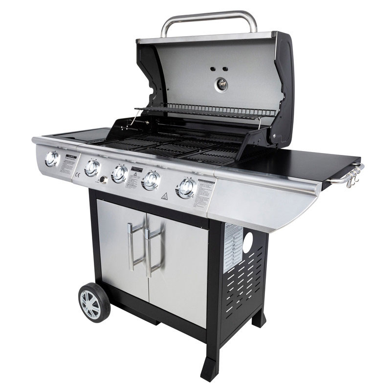 Barbecue A Gaz SOMAGIC Brisbane - Noir&Silver - Image 3
