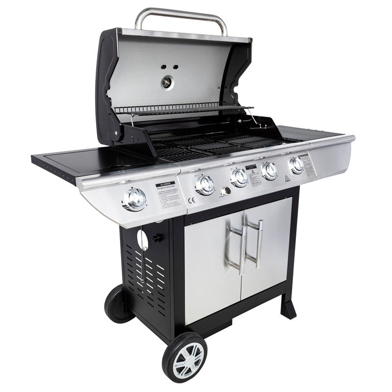 Barbecue A Gaz SOMAGIC Brisbane - Noir&Silver - Image 2