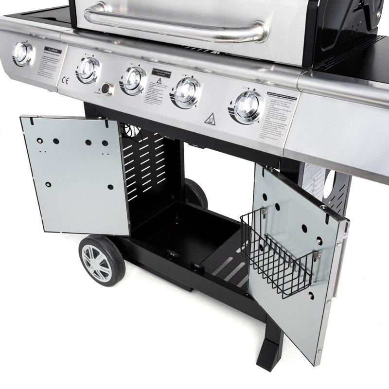 Barbecue A Gaz SOMAGIC Brisbane - Noir&Silver - Image 4