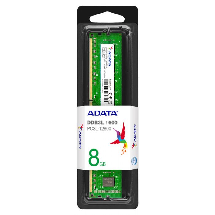 Barrette Mémoire ADATA 8Go DDR3L 1600 MHz Pour Pc de Bureau - Image 3