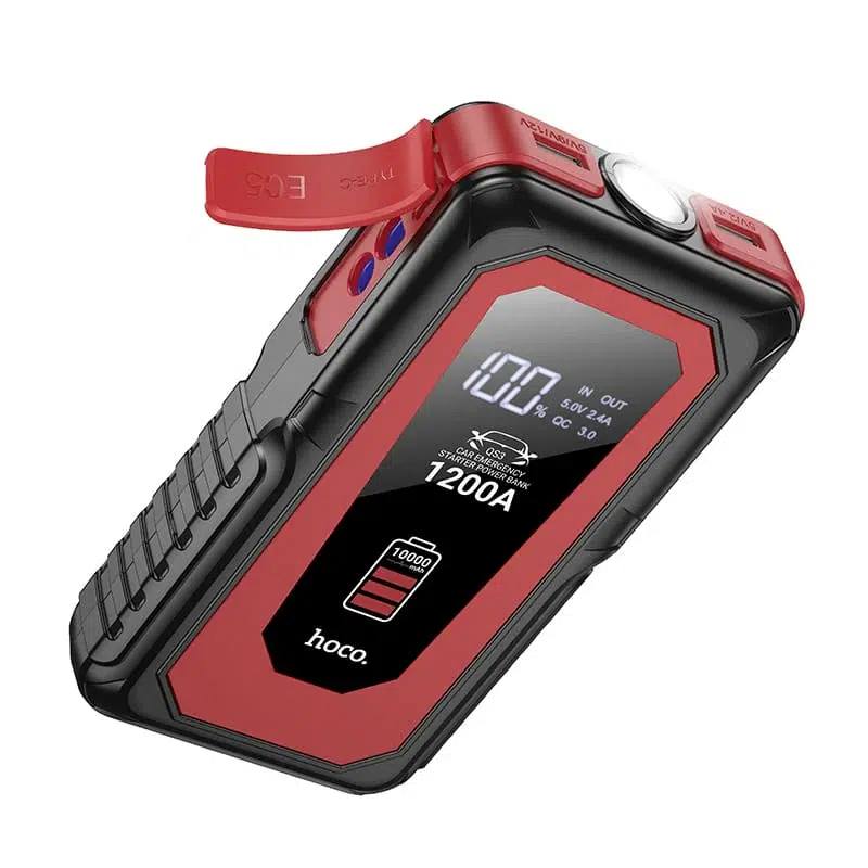 Batterie de démarrage Voiture Hoco QS3 Spring Jump Starter 10000mAh - Image 3