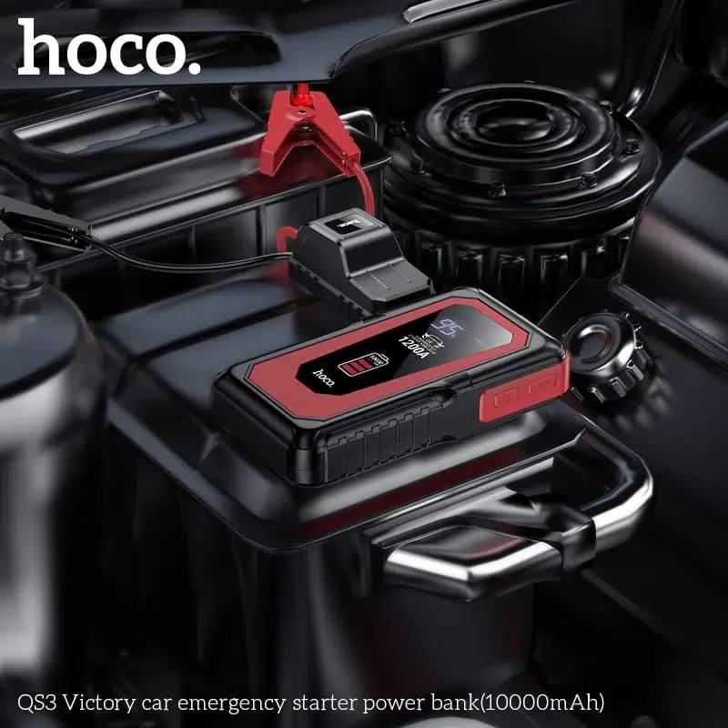 Batterie de démarrage Voiture Hoco QS3 Spring Jump Starter 10000mAh - Image 5