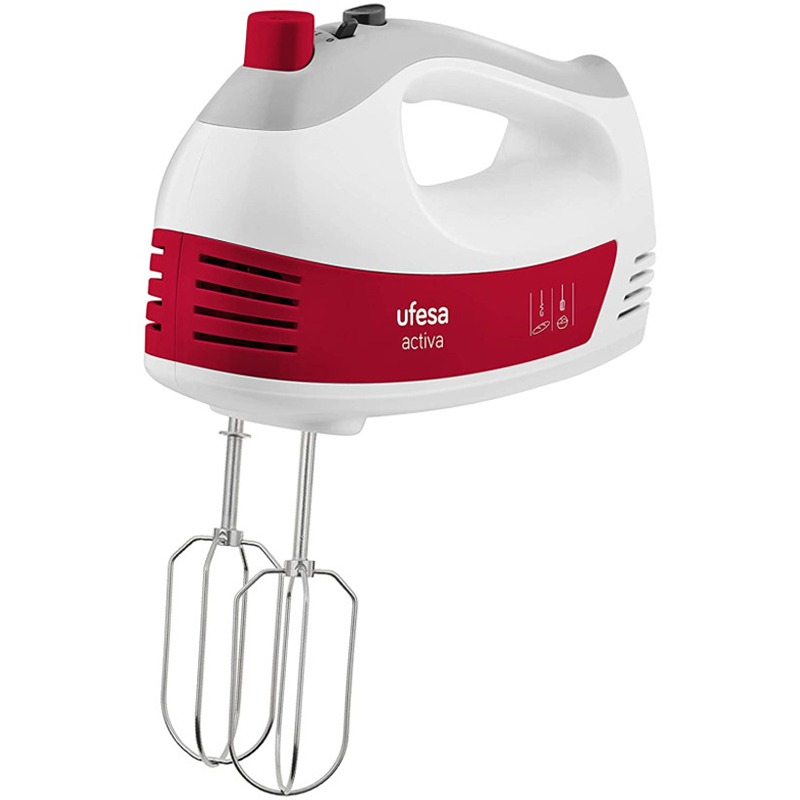 Batteur Électrique UFESA BV4650 400W - Blanc&Rouge - Image 2