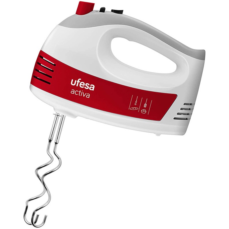 Batteur Électrique UFESA BV4650 400W - Blanc&Rouge - Image 3