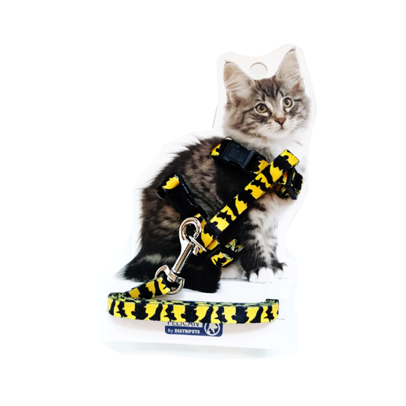 Harnais FELICAN Pour Chat Avec Laisse Leopard
