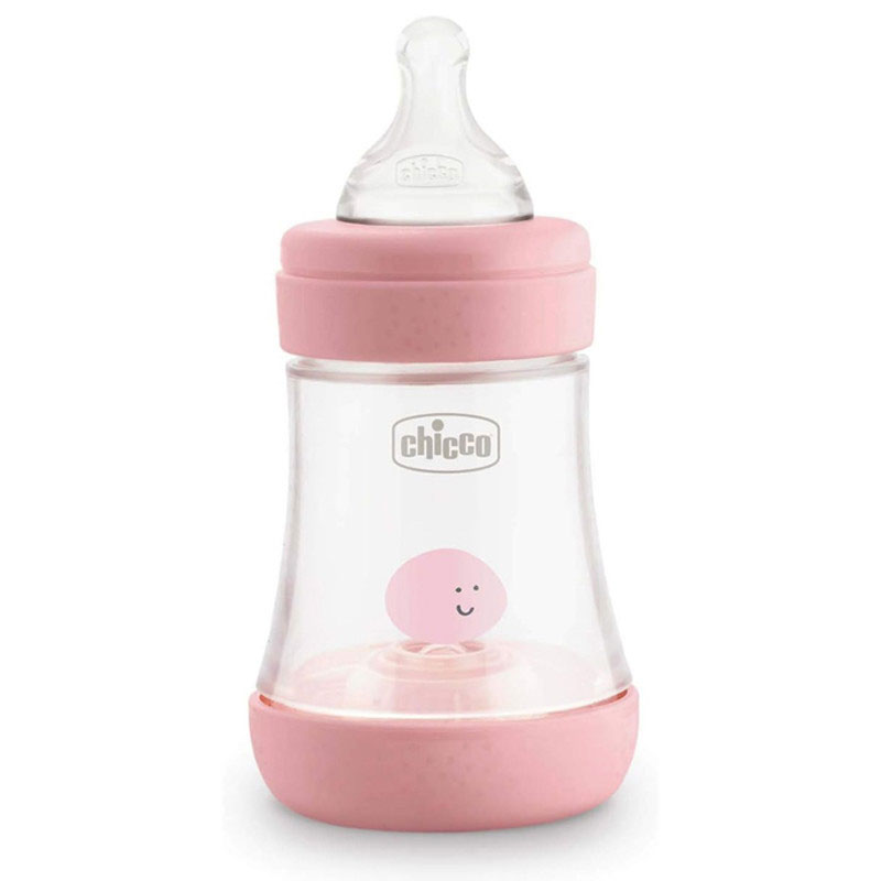 Biberon CHICCO Perfect 5 Anti-Coliques Rose - 150ml