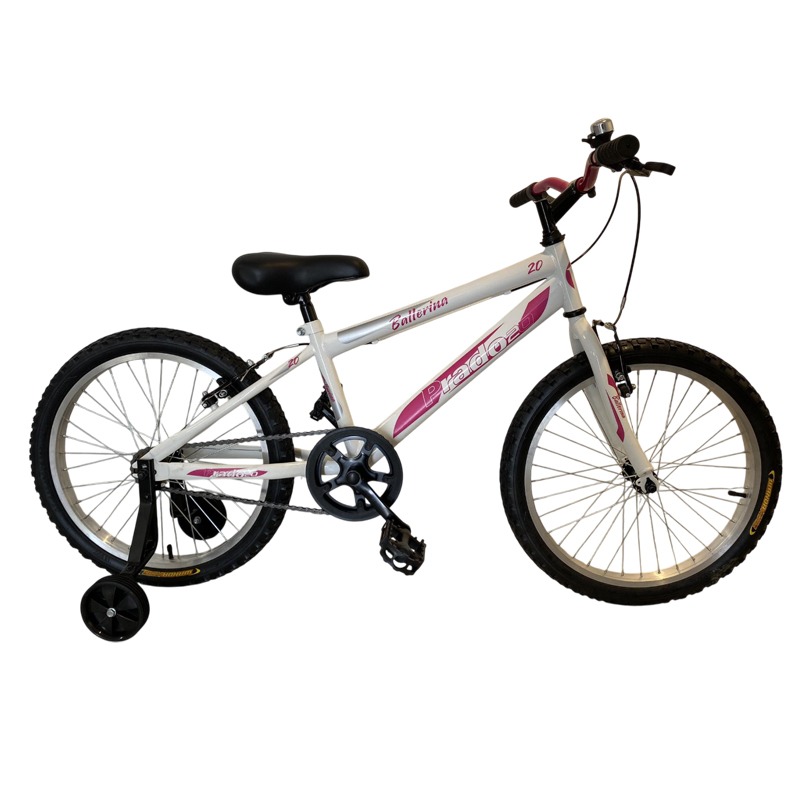  Bicyclette Enfant PRADO Ballerina 6020-PF 20'' Pour Fille - Blanc