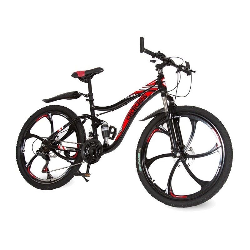 Bicyclette VTT AIDIDES GT-JG-01-R 26" 21 Vitesses –Rouge