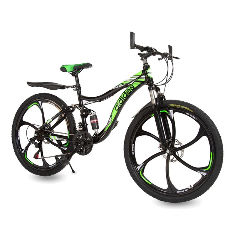 Bicyclette VTT AIDIDES GT-JG-01-V 26" 21 Vitesses – Vert
