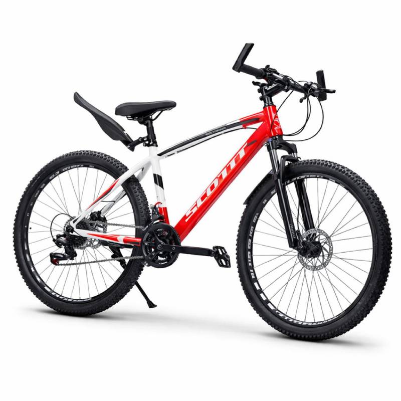 Bicyclette VTT CHITU 26 pouces GT-JG-02 21 Vitesses - Rouge