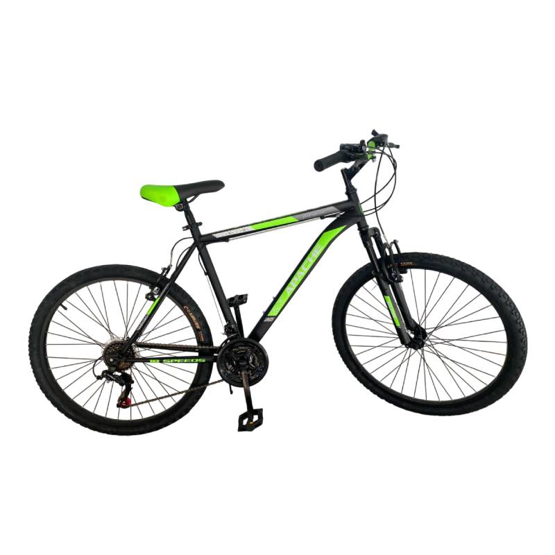 Bicyclette VTT PRADO Apache 18 Vitesse 26'' Pour Homme - Noir et Vert