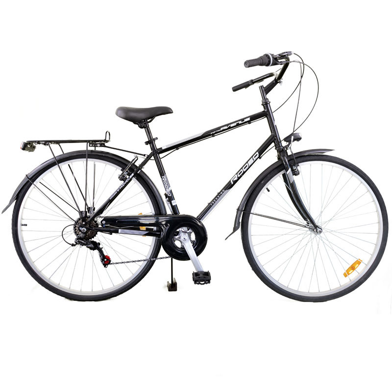 Bicyclette VTT RODEO 6 Vitesses 27'' Avec Torche - Noir, Photo boutique MyTek chez MyTek