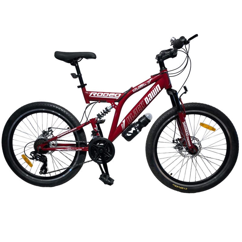 Bicyclette VTT RODEO BLACK DAWN 6024-C21 24" - Rouge