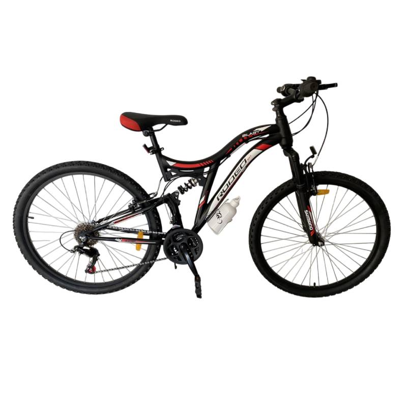 Bicyclette VTT RODEO Blast 6026-B18 Double Suspension 26'' - Noir